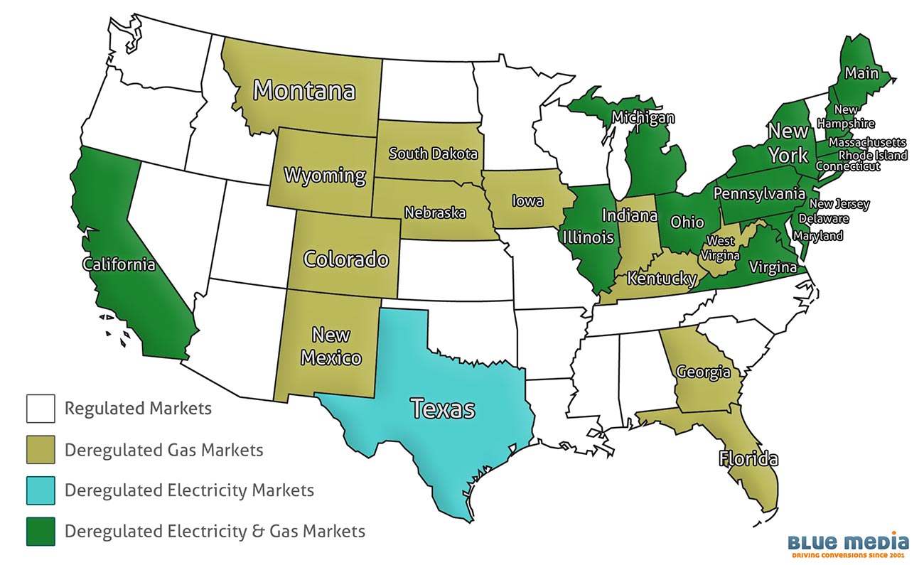 Deregulated Energy Business USA